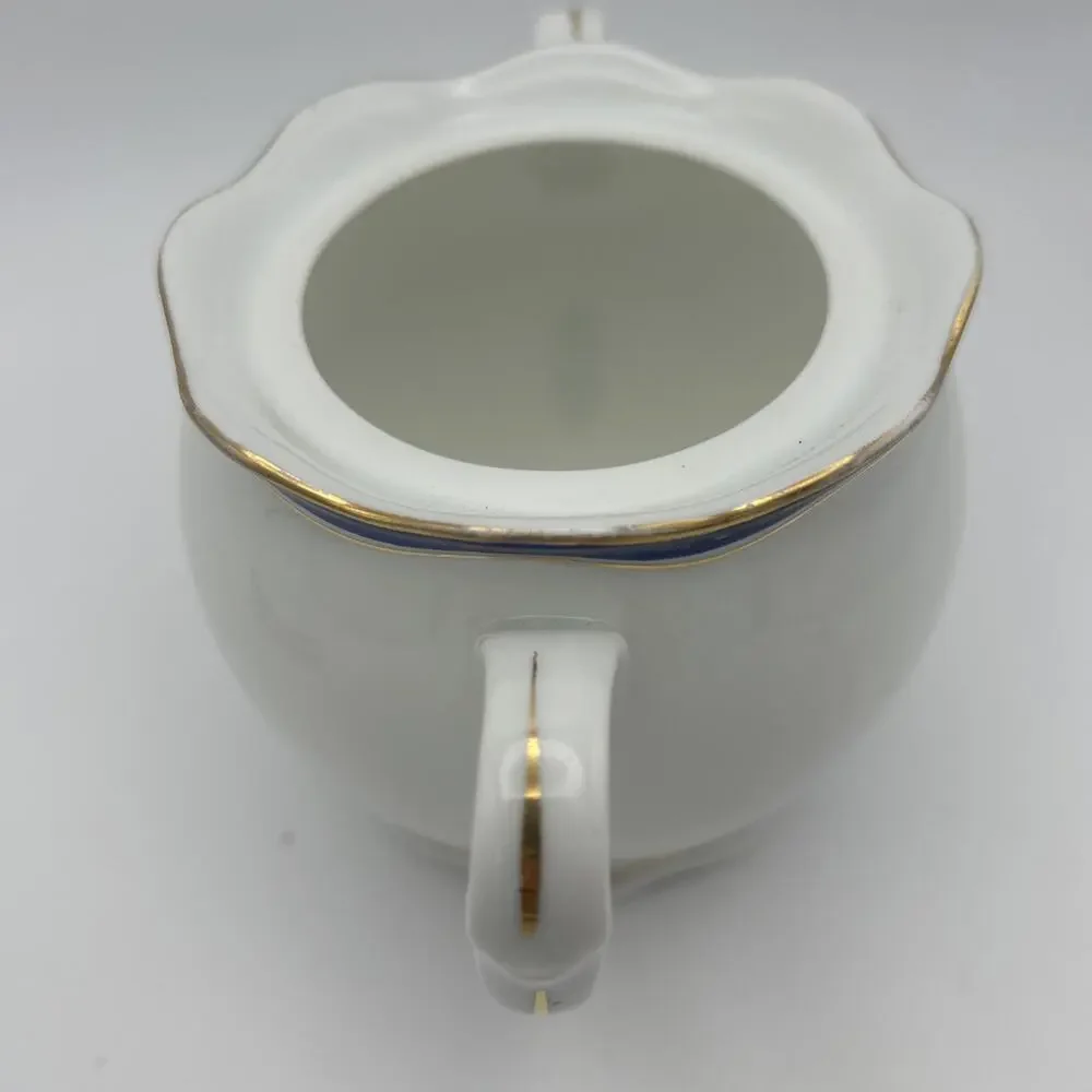 Pirkenhammer Sugar Bowl. From Czechoslovakia. Porcelain.